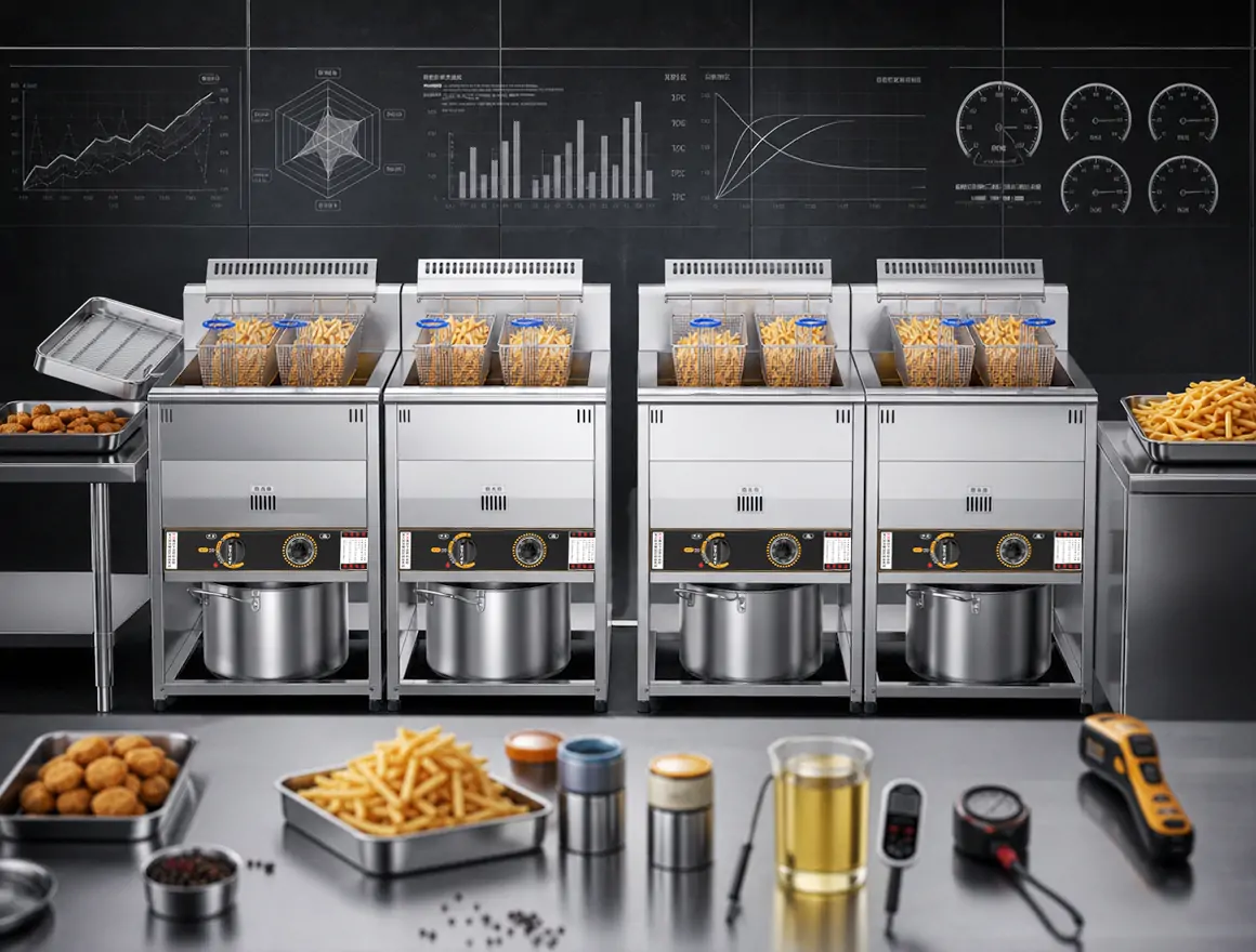 commercial gas deep fryer factory china OEM manufacturer