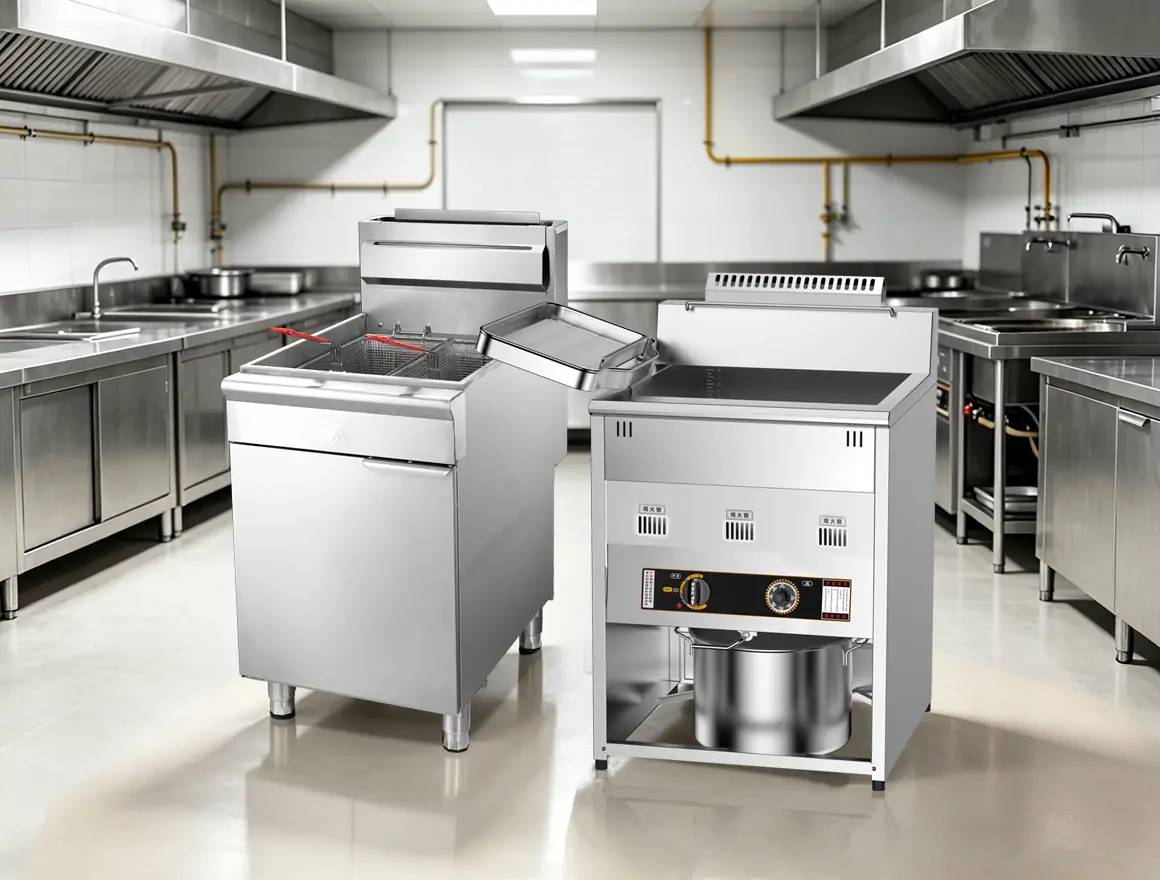 commercial gas fryer manufacturer for restaurant deep fryer applications