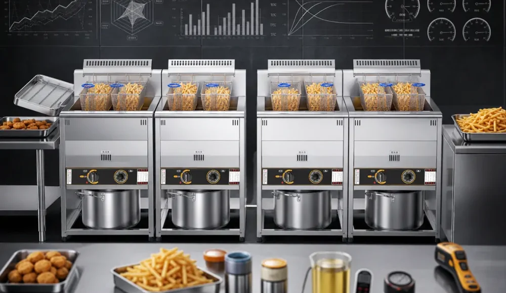 commercial gas deep fryer factory china OEM manufacturer