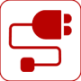 deep fryer plug standards icon