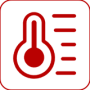 deep fryer temperature control system icon
