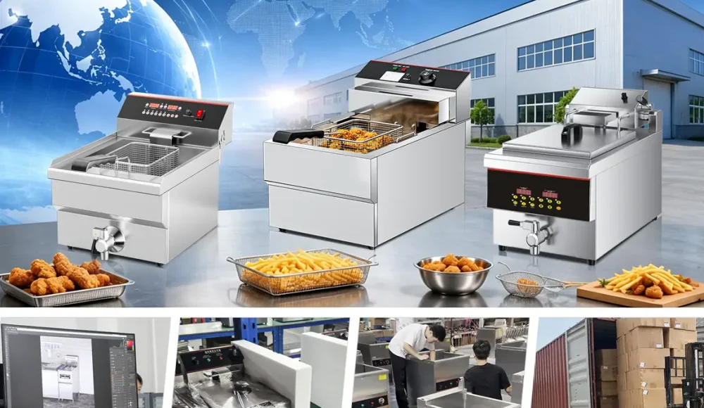 Top deep fryer manufacturer China offering OEM commercial electric fryer factory solutions for distributors, wholesalers and restaurant chains